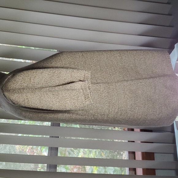 DRAPER'S & DAMON'S Marled Short Sleeve Sweater Shell. Sz. M. - Picture 7 of 9